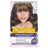 L'Oreal Paris Excellence Cool Cr&amp;egrave;me Permanent Hair Dye Ultra Ash Dark Blonde 6.11