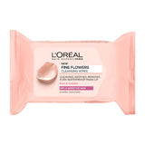 L'Oreal Paris Fine Flowers Cleansing Wipes Sensitive Skin&amp;nbsp;x25