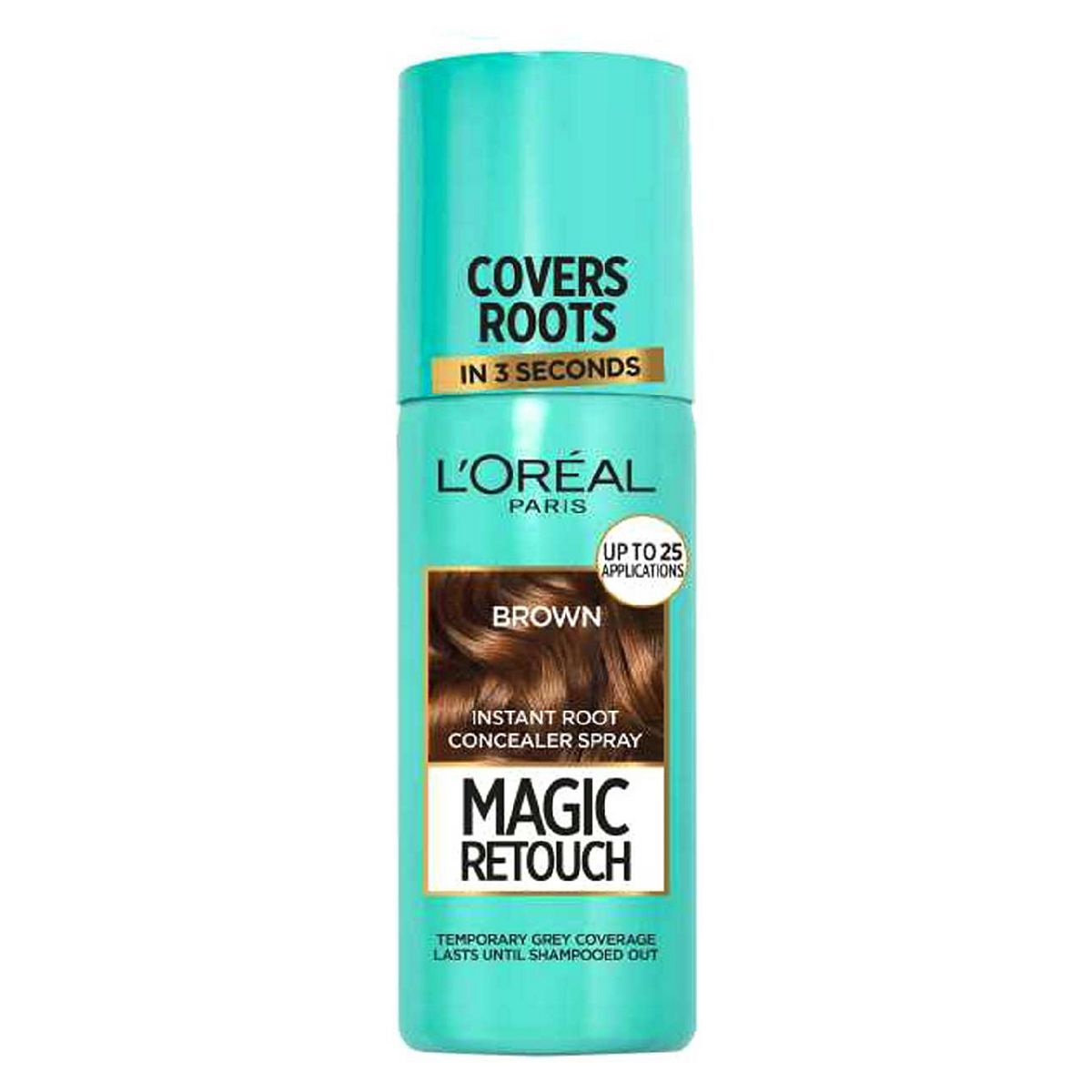 L&amp;rsquo;Oreal Paris Magic Retouch Brown Root Touch Up, Temporary Instant  Root Concealer Spray With Easy Application, 75ml