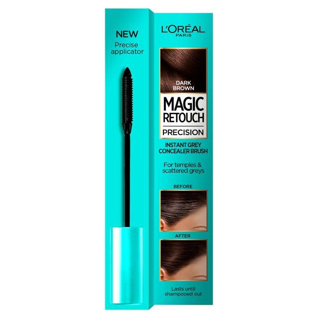 L'Oreal Paris Magic Retouch Dark Brown Instant Grey Concealer Brush