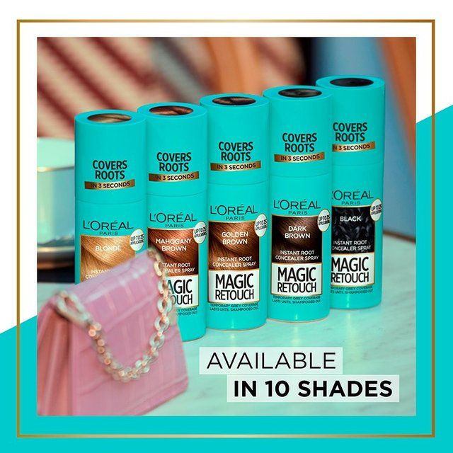 L'Oreal Paris Magic Retouch Instant Grey Root Touch Up Dark Iced Brown   75ml