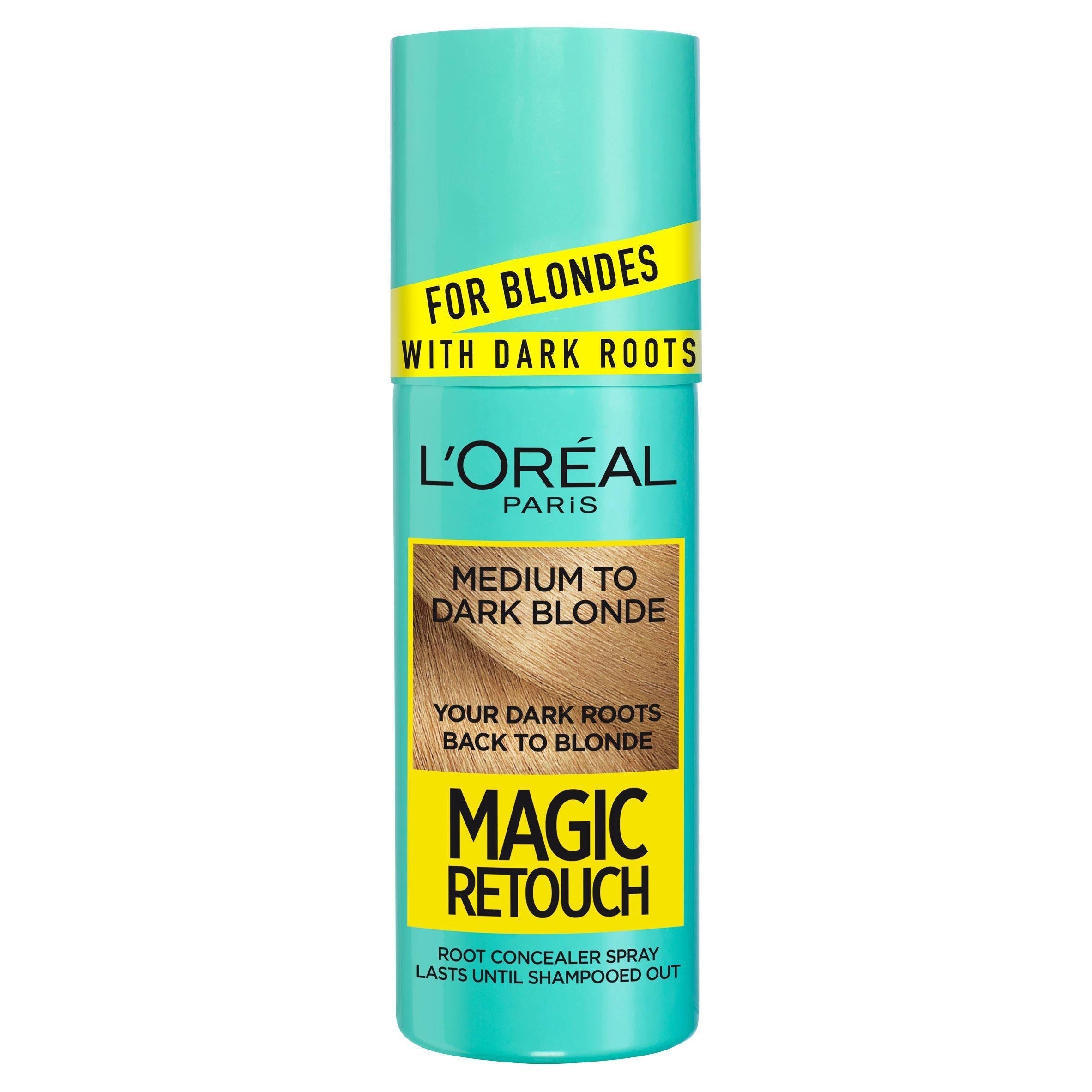 L'Oreal Paris Magic Retouch Precision Instant Dark Root Touch Up Spray Medium to Dark Blonde 75ml