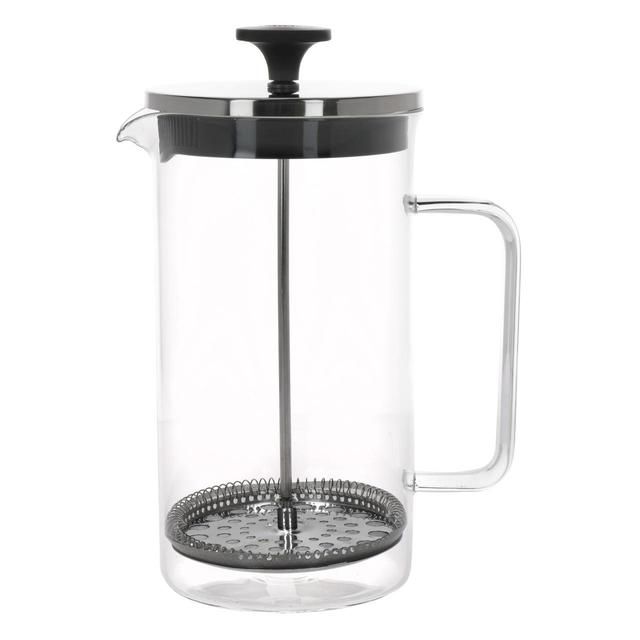 La Cafetiere Glass Cafetiere 8-Cup Clear/Black