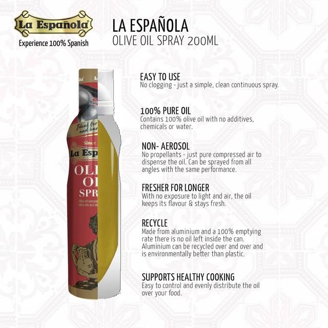 La Espanola Olive Oil Spray   200ml