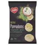 Laila Mini Poppadoms Yoghurt Mint &amp;amp; Coriander 75g