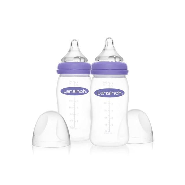 Lansinoh Feeding Baby Bottles   2 x 240ml