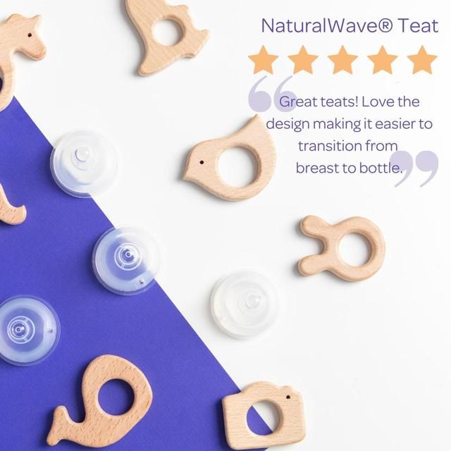 Lansinoh Silicone Bottle Teats Slow Flow   2 per pack