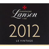 Lanson Le Vintage Champagne 2012   75cl