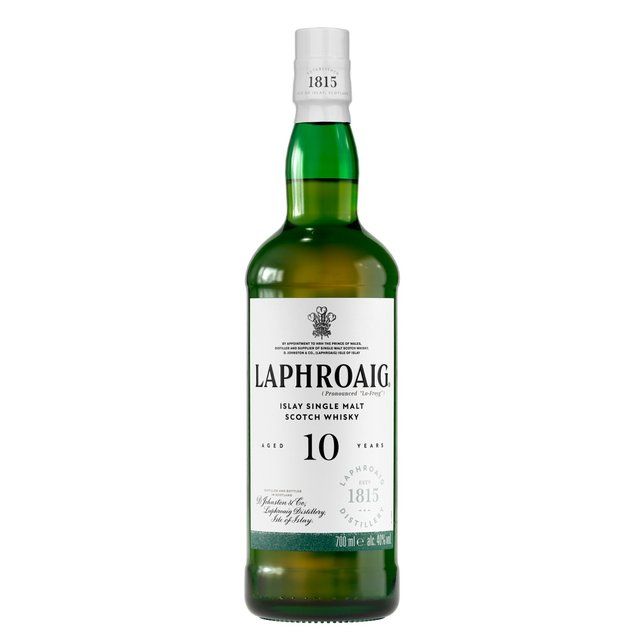 Laphroaig 10 Year Old Islay Single Malt Scotch Whisky   70cl