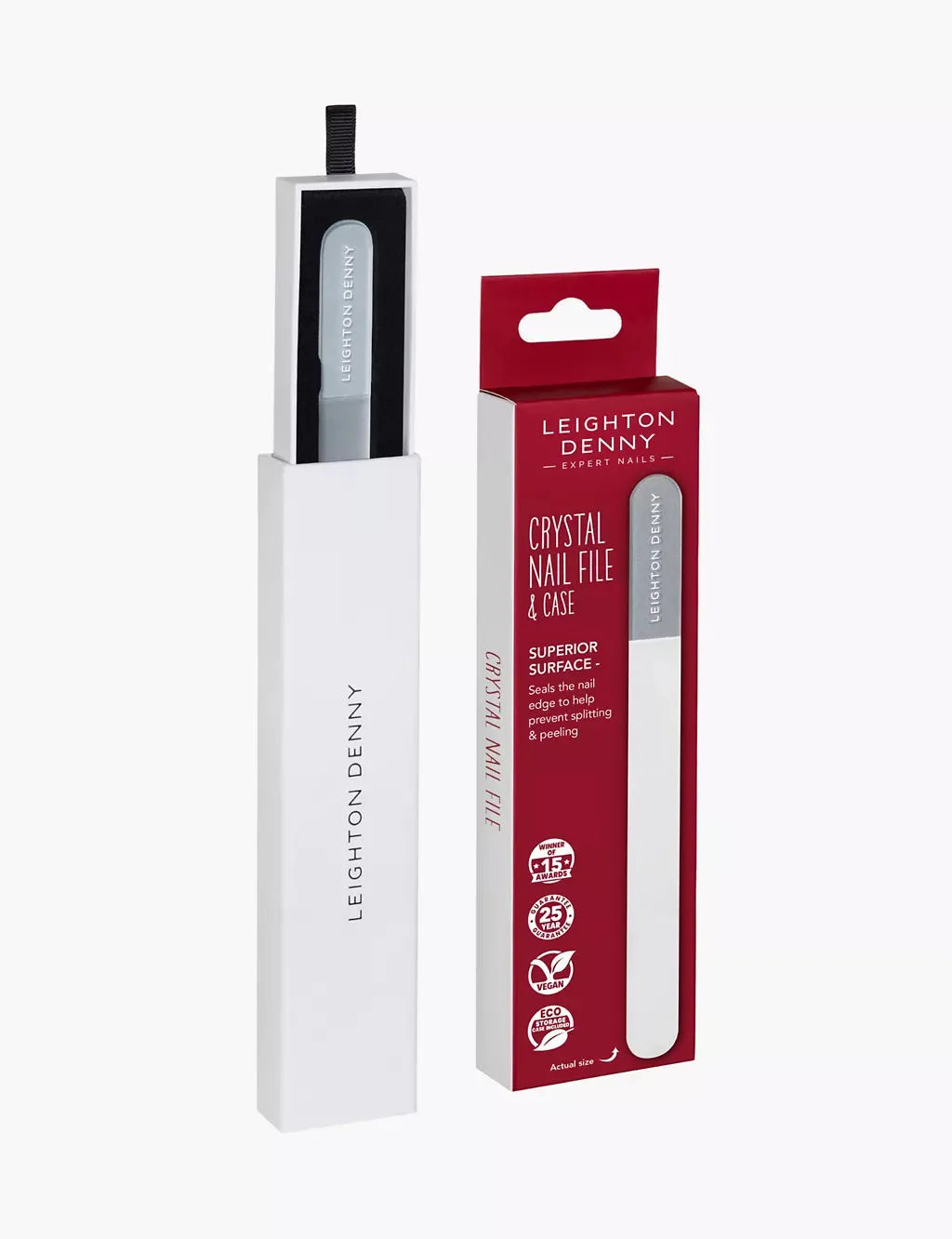 Large Crystal Nail File (195mm) &amp;amp; Case