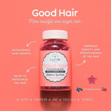 Lashil&amp;eacute; Beauty Good Hair Vitamins Boost Sublime Hair Tutti Frutti Flavour 60 Vegan Gummies
