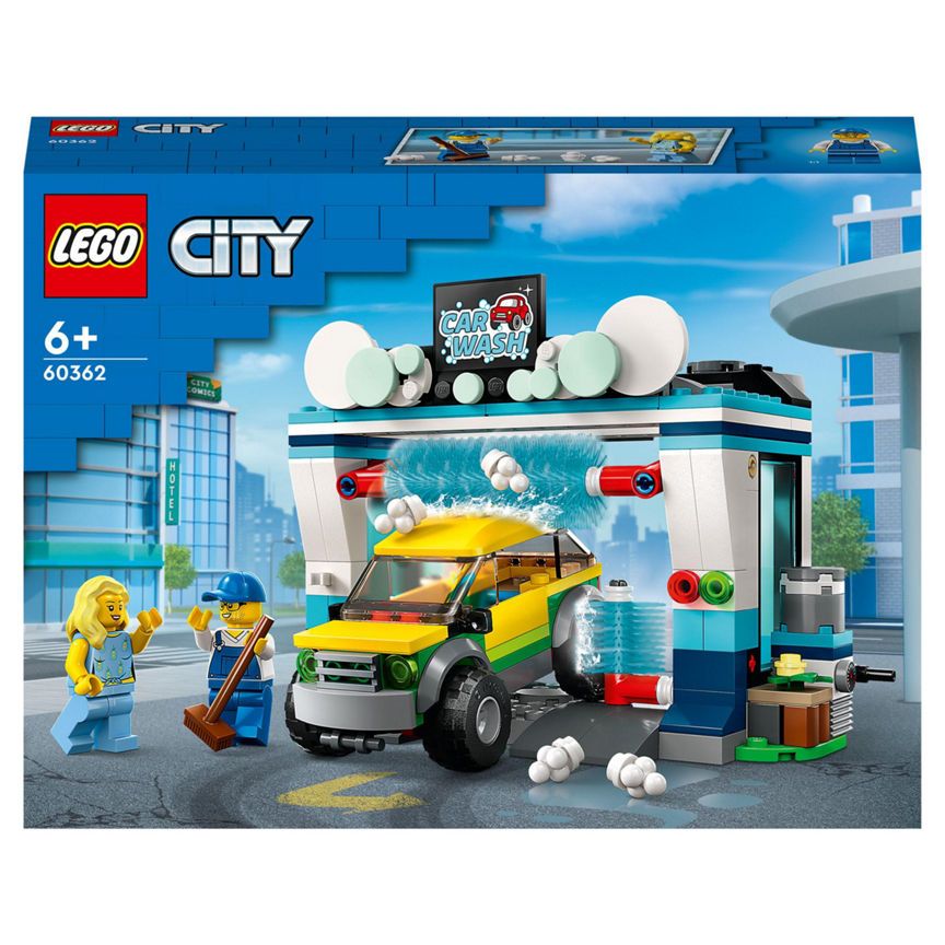 LEGO City Carwash Vehicle Set with Toy Car 60362