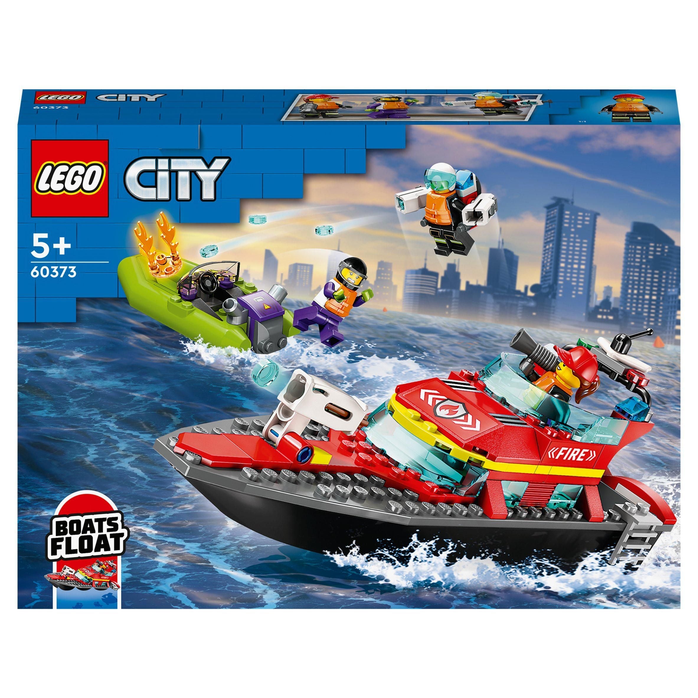 LEGO&amp;reg; City Fire Rescue Boat 60373