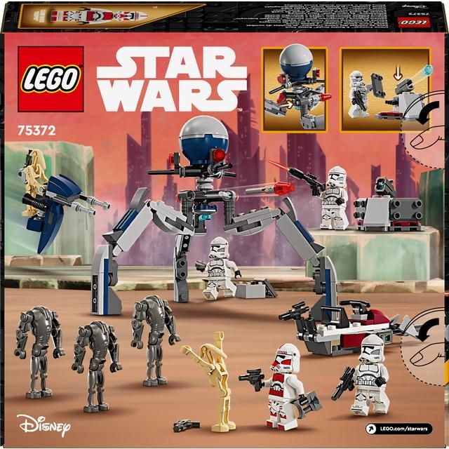 LEGO Star Wars Clone Trooper &amp;amp; Battle Droid Battle Pack 75372