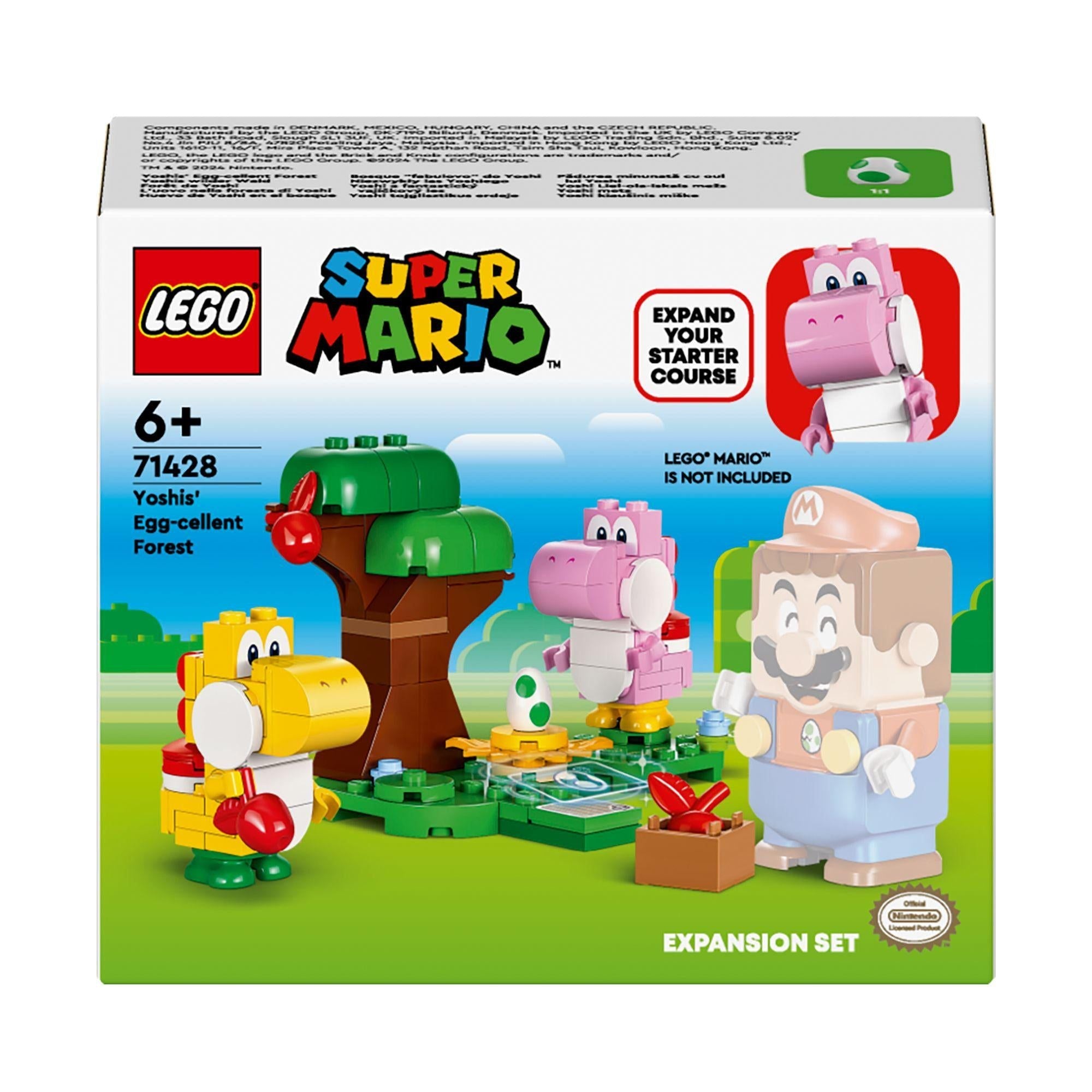 LEGO Super Mario Yoshis&amp;rsquo; Egg-cellent Forest Expansion Set 71428