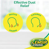 Lemsip Cough Liquid Mucus Cough &amp;amp; Catarrh Relief 180ml