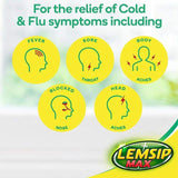 Lemsip Max Cold &amp;amp; Flu Honey &amp;amp; Ginger Sachets Paracetamol   10 per pack
