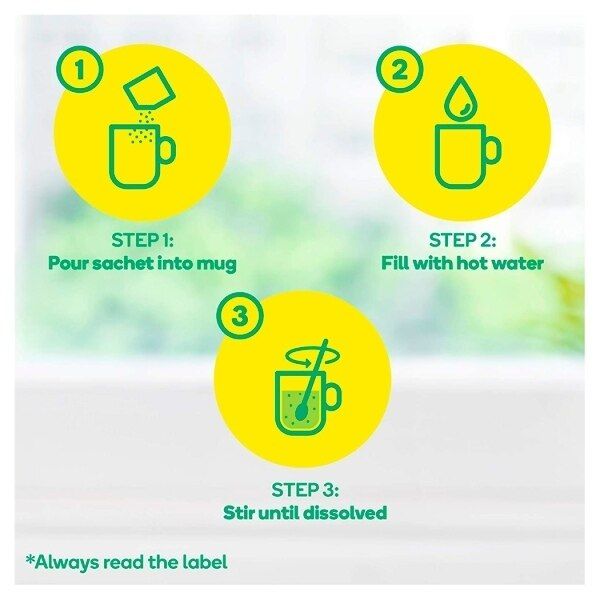 Lemsip Max Cold &amp;amp; Flu Lemon Sachets Paracetamol 10s