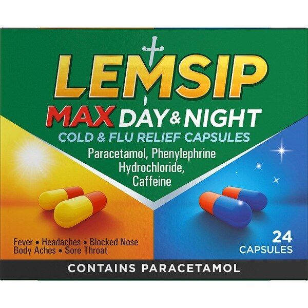 Lemsip Max Day &amp;amp; Night Capsules 24s