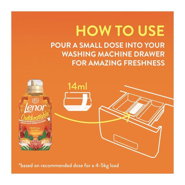 Lenor Outdoorable Fabric Conditioner Tropical Sunset   770ml