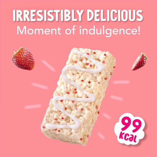 Lexi's Crispy Treat - Strawberry &amp;amp; White Choc Multipack   12 x 25g