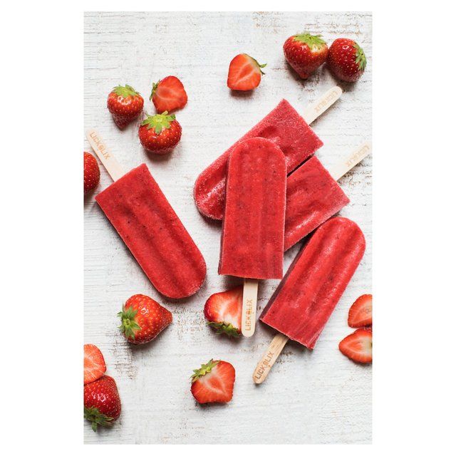 Lickalix &amp;amp; Mr Men Organic Super Strawberry Ice Lollies   3 x 75g