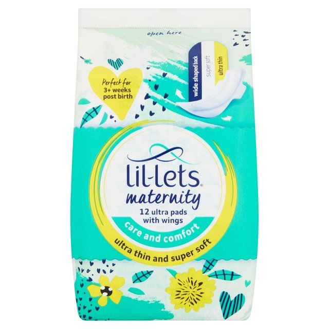 Lil-lets Maternity Ultra Pads   12 per pack
