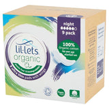 Lil-lets Organic Pads Night   9 per pack