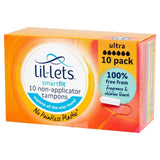 Lil-Lets Smartfit Non-Applicator Tampons Ultra   10 per pack