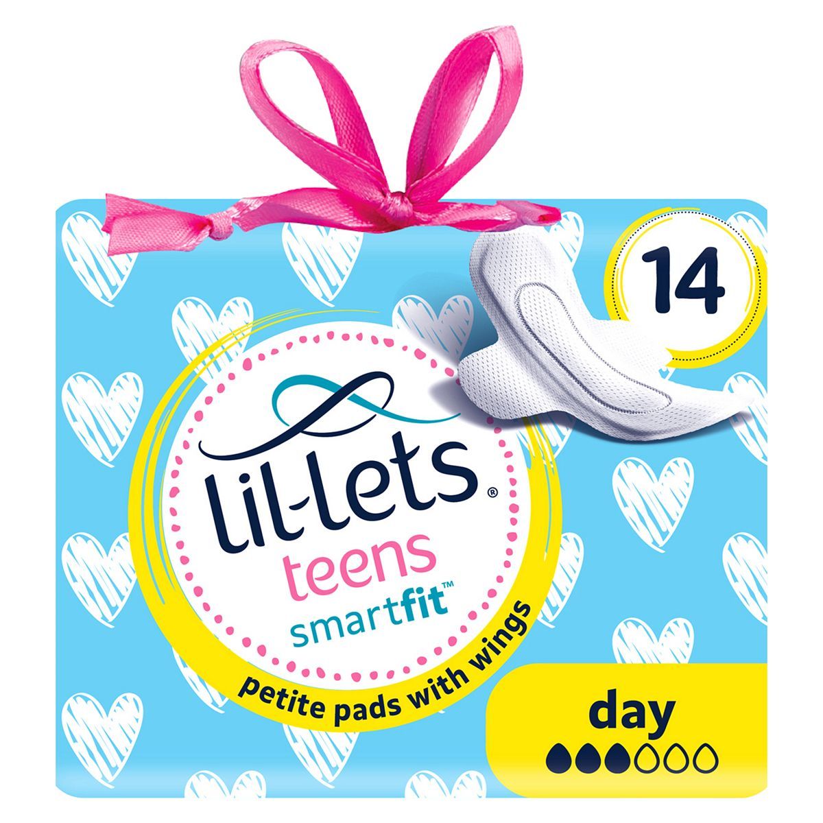 Lil-Lets Teens sanitary towels (petite) &amp;ndash; Day &amp;ndash; 14 pack