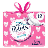 Lil-Lets Teens sanitary towels (petite)&amp;ndash; Long &amp;ndash; 12 pack