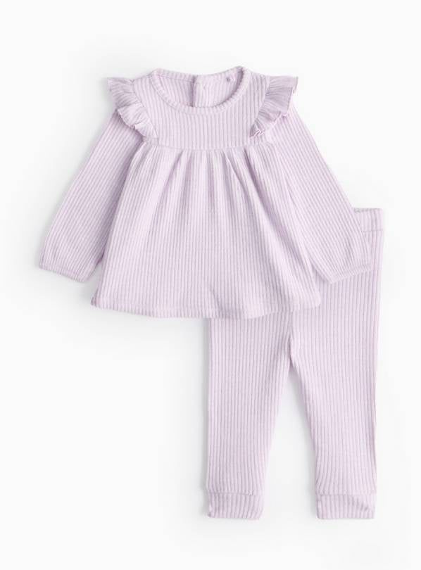 Lilac Soft Knit Jumper &amp;amp; Leggings Set 6-9 months