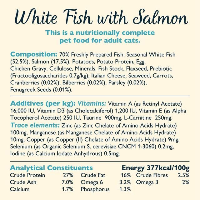 Lily's Kitchen Cat Fisherman's Feast White Fish with Salmon Dry Food   800g