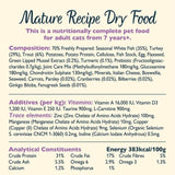 Lily's Kitchen Cat White Fish &amp;amp;Turkey Senior Recipe Dry Food   800g