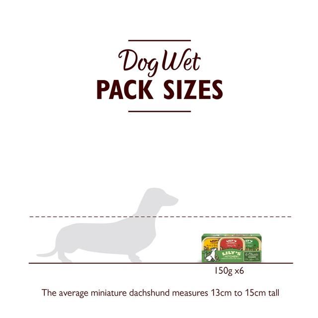 Lily's Kitchen Classic Dinners for Dogs Multipack   6 x 150g