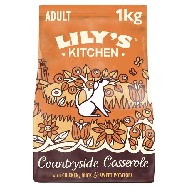 Lily's Kitchen Dog Chicken &amp;amp; Duck Countryside Casserole Adult Dry Food   1kg