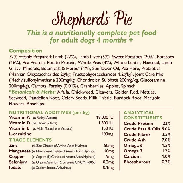 Lily's Kitchen Dog Lamb Shepherd's Pie Adult Dry Food   7kg