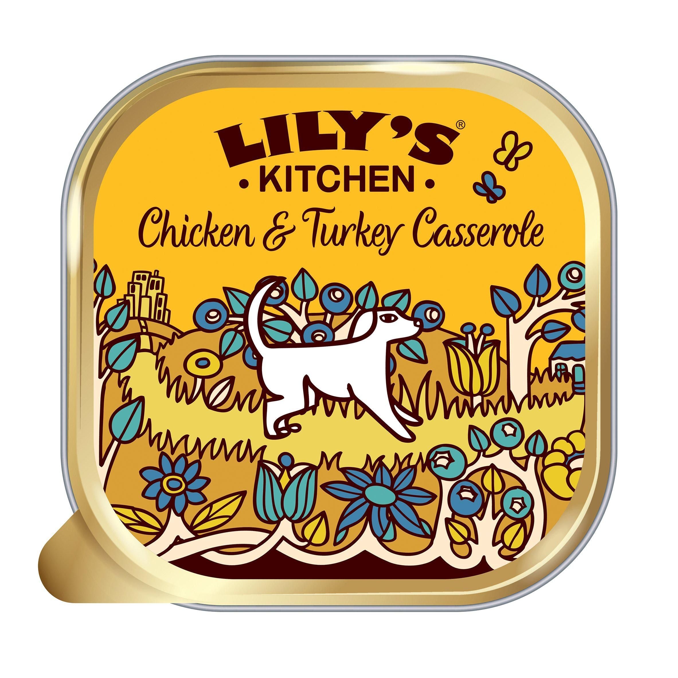 Lily's Kitchen Proper Food for Dogs Chicken &amp;amp; Turkey Casserole 150g