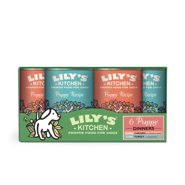 Lily's Kitchen Puppy Tin Multipack   6 x 400g