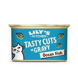Lily's Kitchen Tasty Cuts in Gravy - Ocean Fish Wet Food for Cats   85g