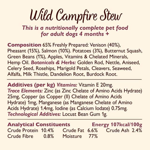 Lily's Kitchen Wild Campfire Stew for Dogs   400g