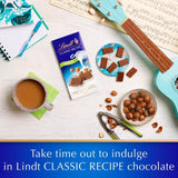 Lindt Classic Recipe Hazelnut Milk Chocolate Bar   100g