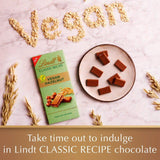 Lindt Classic Recipe Vegan Hazelnut Chocolate Bar   100g