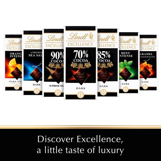 Lindt Excellence Intense Orange Bar   100g