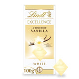 Lindt Excellence Natural Vanilla White Chocolate Bar   100g