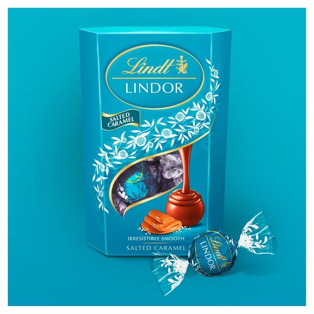 Lindt Lindor Milk Salted Caramel Chocolate Truffles   200g