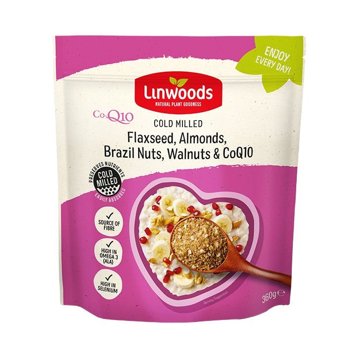 Linwoods Milled Flaxseed, Almonds, Brazil Nuts, Walnuts &amp;amp; Q10 360g