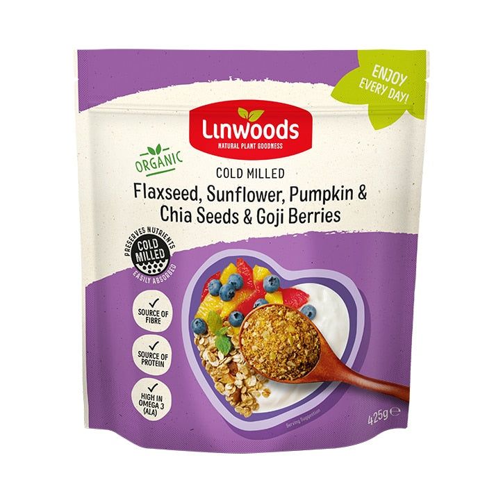 Linwoods Milled Flaxseed, Sunflower, Pumpkin &amp;amp; Chia Seeds &amp;amp; Goji Berries 425g