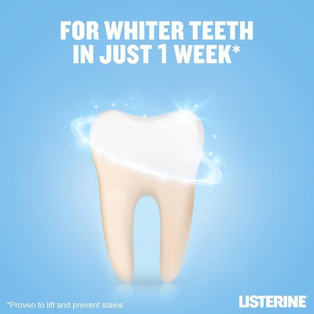 Listerine Advanced White Milder Taste Mouthwash   1L