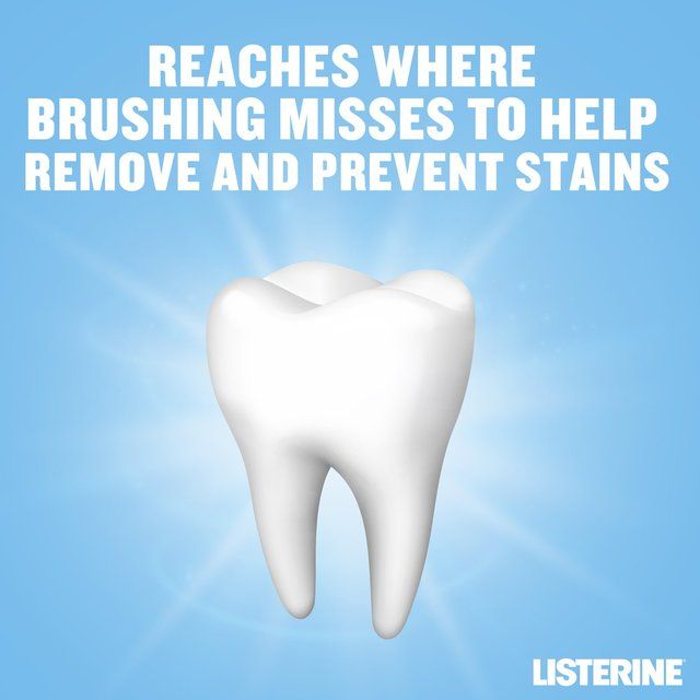 Listerine Advanced White Milder Taste Mouthwash   500ml